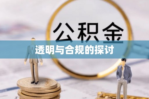 凉山透明与合规的探讨