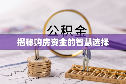 凉山揭秘购房资金的智慧选择