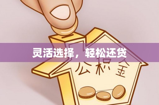 凉山灵活选择，轻松还贷